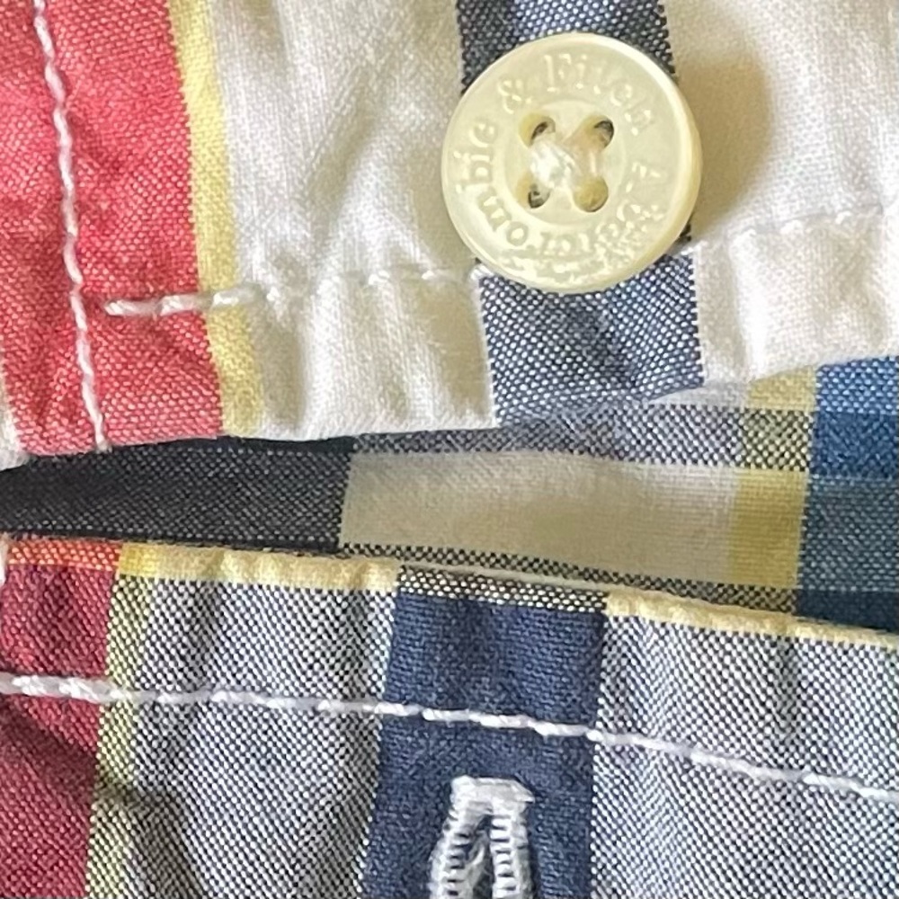 Vintage Classic Plaid Button Down Shirt Spring Easter Colors Summer Layerering - Picture 3 of 10